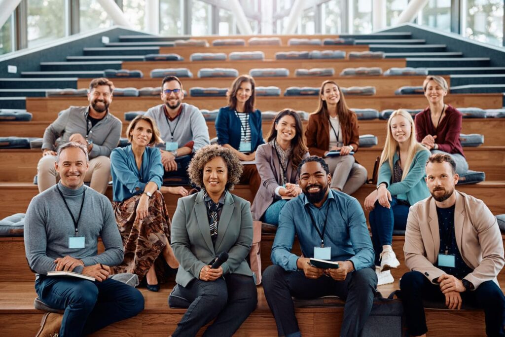 Gestión del equipo y coordinación durante el evento