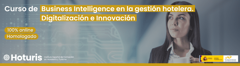 Banner promocional para aprender a diseñar cuadros de mando en gestión hotelera avanzada.