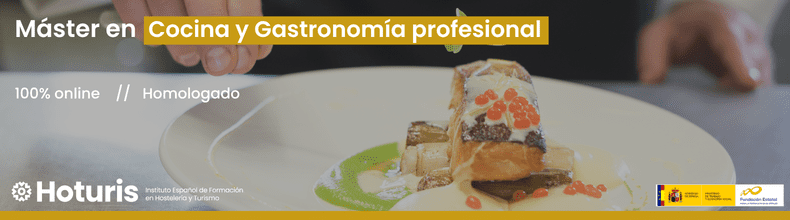 Banner de Hoturis sobre formación en hostelería para incrementar cuánto gana un profesional de la cocina titulado.